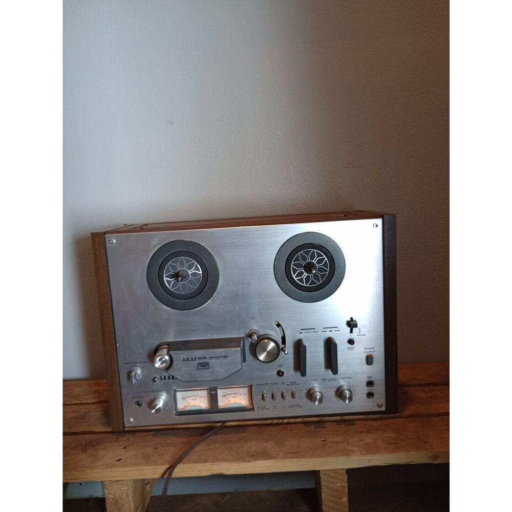 AKAI GX-4000D Stereo Reel to Reel Tape Deck (1978-1985) Tested, Works!